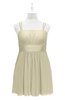 ColsBM Wilt Putty Plus Size Bridesmaid Dresses Spaghetti Zipper Sleeveless Sash Mini Informal