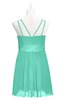 ColsBM Wilt Seafoam Green Plus Size Bridesmaid Dresses Spaghetti Zipper Sleeveless Sash Mini Informal