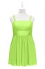 ColsBM Wilt Sharp Green Plus Size Bridesmaid Dresses Spaghetti Zipper Sleeveless Sash Mini Informal