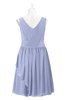 ColsBM Mariyah Lavender Plus Size Bridesmaid Dresses Romantic Sheath Tea Length Sleeveless Pick up V-neck