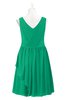 ColsBM Mariyah Pepper Green Plus Size Bridesmaid Dresses Romantic Sheath Tea Length Sleeveless Pick up V-neck