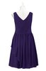 ColsBM Mariyah Royal Purple Plus Size Bridesmaid Dresses Romantic Sheath Tea Length Sleeveless Pick up V-neck