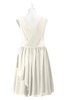 ColsBM Mariyah Whisper White Plus Size Bridesmaid Dresses Romantic Sheath Tea Length Sleeveless Pick up V-neck