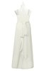 ColsBM Kynlee Cream Plus Size Bridesmaid Dresses Zipper Jewel Sheath Sleeveless Elegant Floor Length