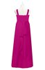 ColsBM Kynlee Hot Pink Plus Size Bridesmaid Dresses Zipper Jewel Sheath Sleeveless Elegant Floor Length