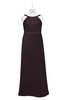ColsBM Kynlee Italian Plum Plus Size Bridesmaid Dresses Zipper Jewel Sheath Sleeveless Elegant Floor Length