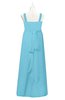 ColsBM Kynlee Light Blue Plus Size Bridesmaid Dresses Zipper Jewel Sheath Sleeveless Elegant Floor Length