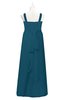 ColsBM Kynlee Moroccan Blue Plus Size Bridesmaid Dresses Zipper Jewel Sheath Sleeveless Elegant Floor Length