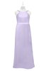ColsBM Kynlee Pastel Lilac Plus Size Bridesmaid Dresses Zipper Jewel Sheath Sleeveless Elegant Floor Length