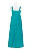ColsBM Kynlee Peacock Blue Plus Size Bridesmaid Dresses Zipper Jewel Sheath Sleeveless Elegant Floor Length