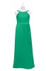 ColsBM Kynlee Pepper Green Plus Size Bridesmaid Dresses Zipper Jewel Sheath Sleeveless Elegant Floor Length