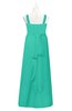 ColsBM Kynlee Viridian Green Plus Size Bridesmaid Dresses Zipper Jewel Sheath Sleeveless Elegant Floor Length