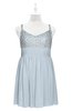 ColsBM Yareli Illusion Blue Plus Size Bridesmaid Dresses Ruching Sleeveless A-line Zipper Glamorous Thick Straps