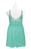 ColsBM Yareli Mint Green Plus Size Bridesmaid Dresses Ruching Sleeveless A-line Zipper Glamorous Thick Straps