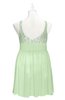 ColsBM Yareli Pale Green Plus Size Bridesmaid Dresses Ruching Sleeveless A-line Zipper Glamorous Thick Straps