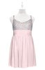 ColsBM Yareli Petal Pink Plus Size Bridesmaid Dresses Ruching Sleeveless A-line Zipper Glamorous Thick Straps