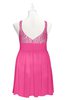 ColsBM Yareli Rose Pink Plus Size Bridesmaid Dresses Ruching Sleeveless A-line Zipper Glamorous Thick Straps