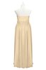 ColsBM Taya Apricot Gelato Plus Size Bridesmaid Dresses Sleeveless A-line Romantic Pleated Floor Length Zip up