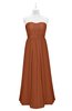 ColsBM Taya Bombay Brown Plus Size Bridesmaid Dresses Sleeveless A-line Romantic Pleated Floor Length Zip up