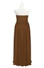 ColsBM Taya Brown Plus Size Bridesmaid Dresses Sleeveless A-line Romantic Pleated Floor Length Zip up