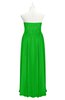 ColsBM Taya Classic Green Plus Size Bridesmaid Dresses Sleeveless A-line Romantic Pleated Floor Length Zip up