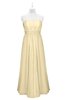 ColsBM Taya Cornhusk Plus Size Bridesmaid Dresses Sleeveless A-line Romantic Pleated Floor Length Zip up