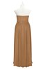 ColsBM Taya Light Brown Plus Size Bridesmaid Dresses Sleeveless A-line Romantic Pleated Floor Length Zip up