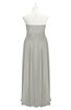 ColsBM Taya Platinum Plus Size Bridesmaid Dresses Sleeveless A-line Romantic Pleated Floor Length Zip up