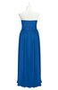 ColsBM Taya Royal Blue Plus Size Bridesmaid Dresses Sleeveless A-line Romantic Pleated Floor Length Zip up