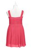 ColsBM Vienna Guava Plus Size Bridesmaid Dresses V-neck Casual Knee Length Zip up Sleeveless Sequin