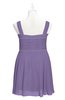 ColsBM Vienna Lilac Plus Size Bridesmaid Dresses V-neck Casual Knee Length Zip up Sleeveless Sequin