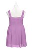 ColsBM Vienna Orchid Plus Size Bridesmaid Dresses V-neck Casual Knee Length Zip up Sleeveless Sequin