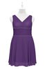 ColsBM Vienna Pansy Plus Size Bridesmaid Dresses V-neck Casual Knee Length Zip up Sleeveless Sequin