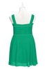 ColsBM Vienna Pepper Green Plus Size Bridesmaid Dresses V-neck Casual Knee Length Zip up Sleeveless Sequin