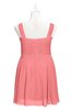 ColsBM Vienna Shell Pink Plus Size Bridesmaid Dresses V-neck Casual Knee Length Zip up Sleeveless Sequin