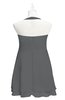 ColsBM Nathaly Grey Plus Size Bridesmaid Dresses Sleeveless Knee Length A-line Zipper Pleated Plain