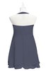 ColsBM Nathaly Nightshadow Blue Plus Size Bridesmaid Dresses Sleeveless Knee Length A-line Zipper Pleated Plain