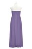 ColsBM Yamileth Chalk Violet Plus Size Bridesmaid Dresses Floor Length Sexy Split-Front Strapless Sleeveless Empire