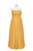 ColsBM Yamileth Golden Cream Plus Size Bridesmaid Dresses Floor Length Sexy Split-Front Strapless Sleeveless Empire
