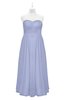 ColsBM Yamileth Lavender Plus Size Bridesmaid Dresses Floor Length Sexy Split-Front Strapless Sleeveless Empire