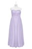 ColsBM Yamileth Pastel Lilac Plus Size Bridesmaid Dresses Floor Length Sexy Split-Front Strapless Sleeveless Empire