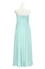 ColsBM Zaylee Blue Glass Plus Size Bridesmaid Dresses Sleeveless Zip up Simple Sweetheart Floor Length A-line