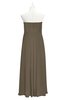 ColsBM Zaylee Carafe Brown Plus Size Bridesmaid Dresses Sleeveless Zip up Simple Sweetheart Floor Length A-line