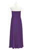 ColsBM Zaylee Dark Purple Plus Size Bridesmaid Dresses Sleeveless Zip up Simple Sweetheart Floor Length A-line