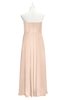 ColsBM Zaylee Fresh Salmon Plus Size Bridesmaid Dresses Sleeveless Zip up Simple Sweetheart Floor Length A-line