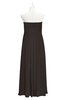 ColsBM Zaylee Fudge Brown Plus Size Bridesmaid Dresses Sleeveless Zip up Simple Sweetheart Floor Length A-line
