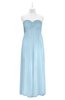 ColsBM Zaylee Ice Blue Plus Size Bridesmaid Dresses Sleeveless Zip up Simple Sweetheart Floor Length A-line