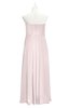 ColsBM Zaylee Light Pink Plus Size Bridesmaid Dresses Sleeveless Zip up Simple Sweetheart Floor Length A-line