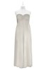 ColsBM Zaylee Off White Plus Size Bridesmaid Dresses Sleeveless Zip up Simple Sweetheart Floor Length A-line