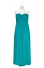 ColsBM Zaylee Peacock Blue Plus Size Bridesmaid Dresses Sleeveless Zip up Simple Sweetheart Floor Length A-line
